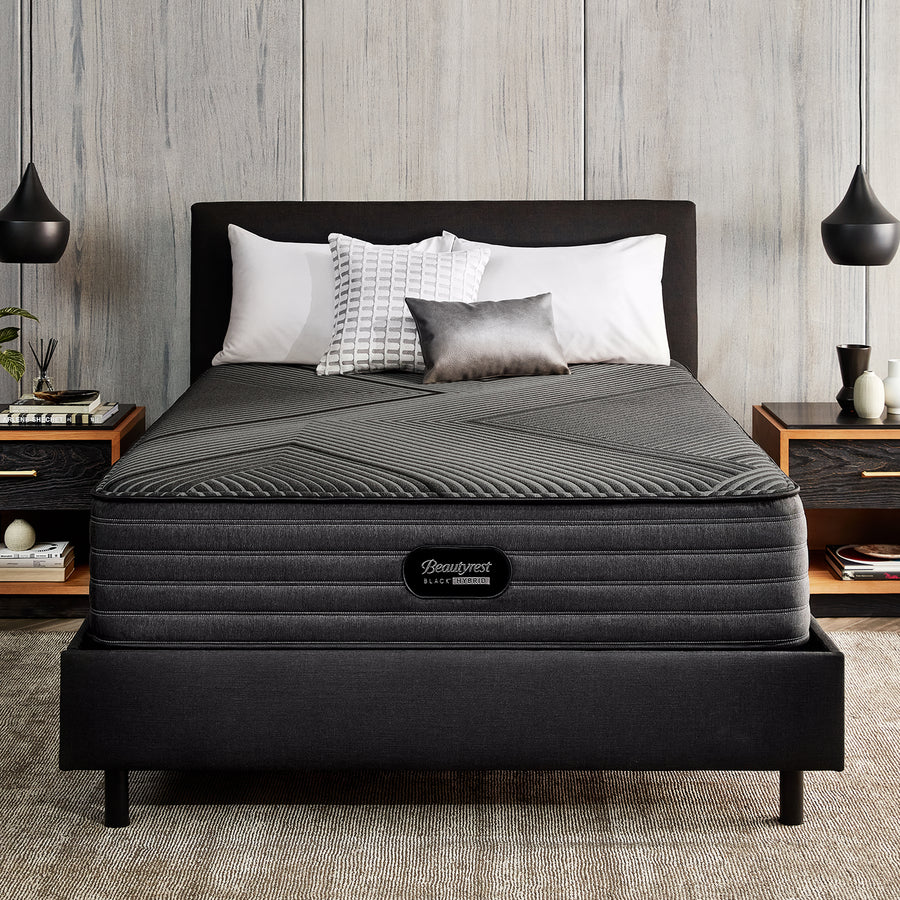Beautyrest Black LX Class mattress in a bedroom